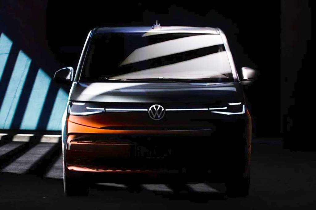 Volkswagen T7 Multivan teaser (5) Volkswagen T7 Multivan t Vista frontal