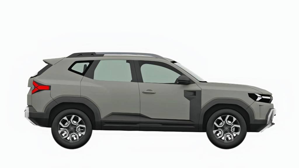 Renault Bigster – foto de patente Renault Bigster cinza visto de lado