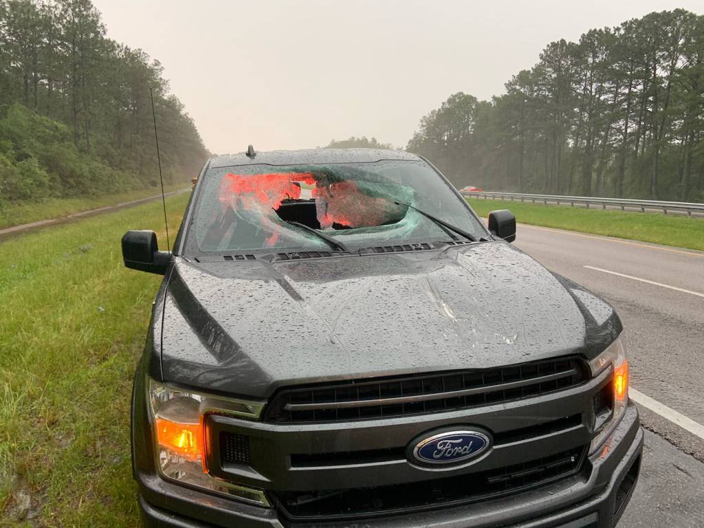 F-150 atingida por raio na Flórida (2) F-150 atingida por raio na Flórida