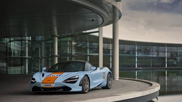 A parceria entre McLaren e Gulf Oil, revivida a partir de 2020, que deu origem ao projeto para o 720S