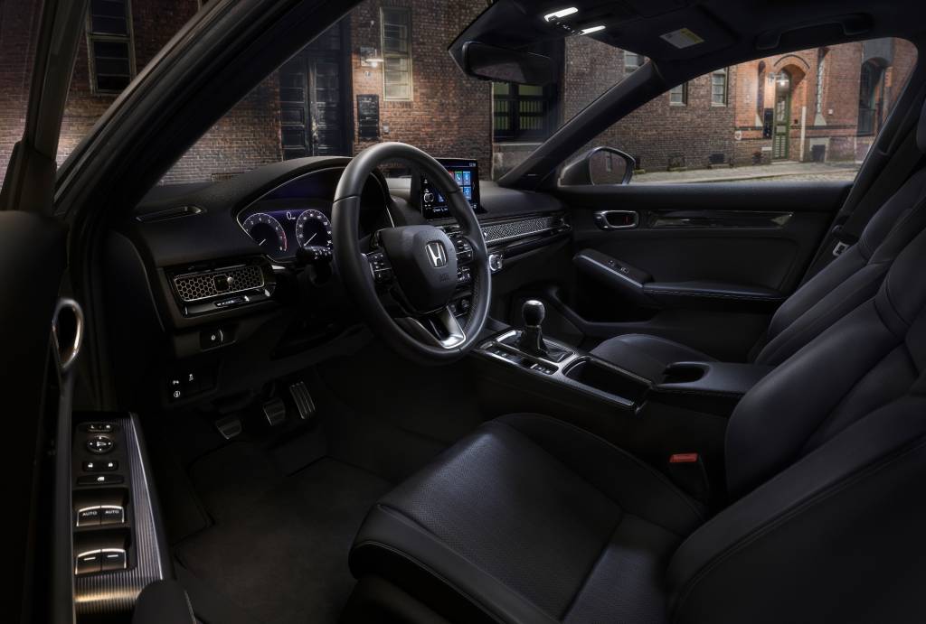 interior do novo Civic Hatchbach 2022