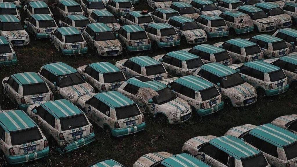 Unidades de Lifan elétrico abandonados