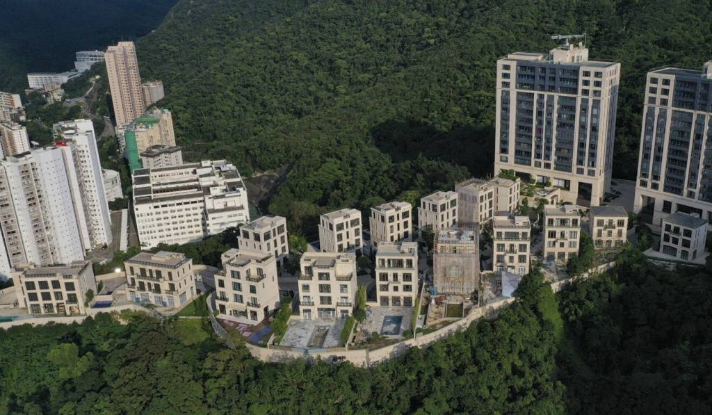 Vista do condomínio Mount Nicholson, em Hong Kong