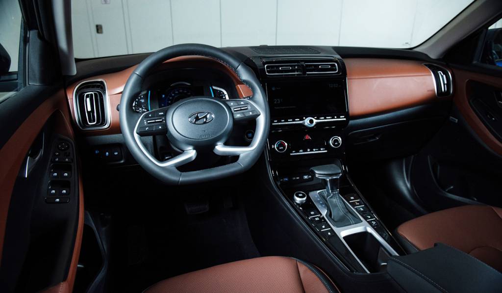 Interior da versão russa do novo Hyundai Creta