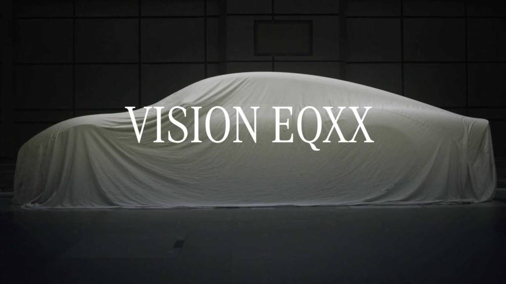 Divulgação do Mercedes Vision EQXX