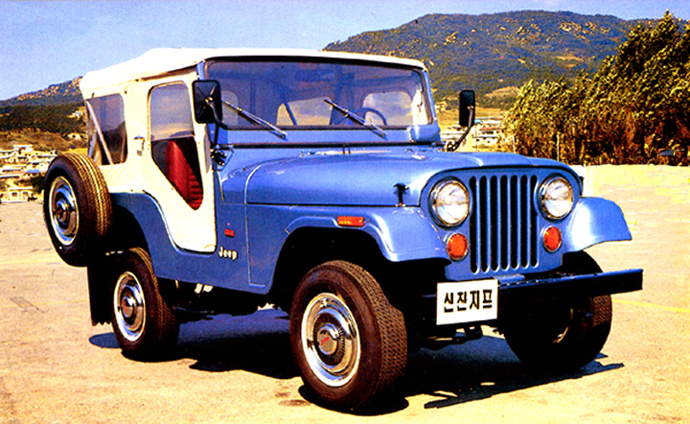 Jeep produzido na Coreia do Sul sob licença
