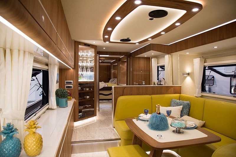 The interior of the Volker Performance S Motorhome