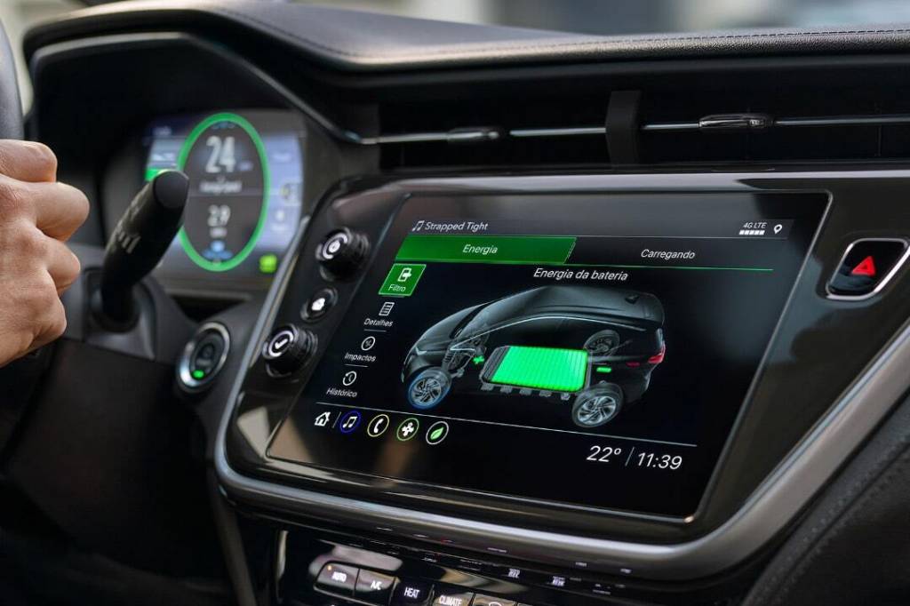 Bolt EV multimidia Som para audiófilos e muita conectividade são comodidades inclusas no preço (salgado) do Bolt EV