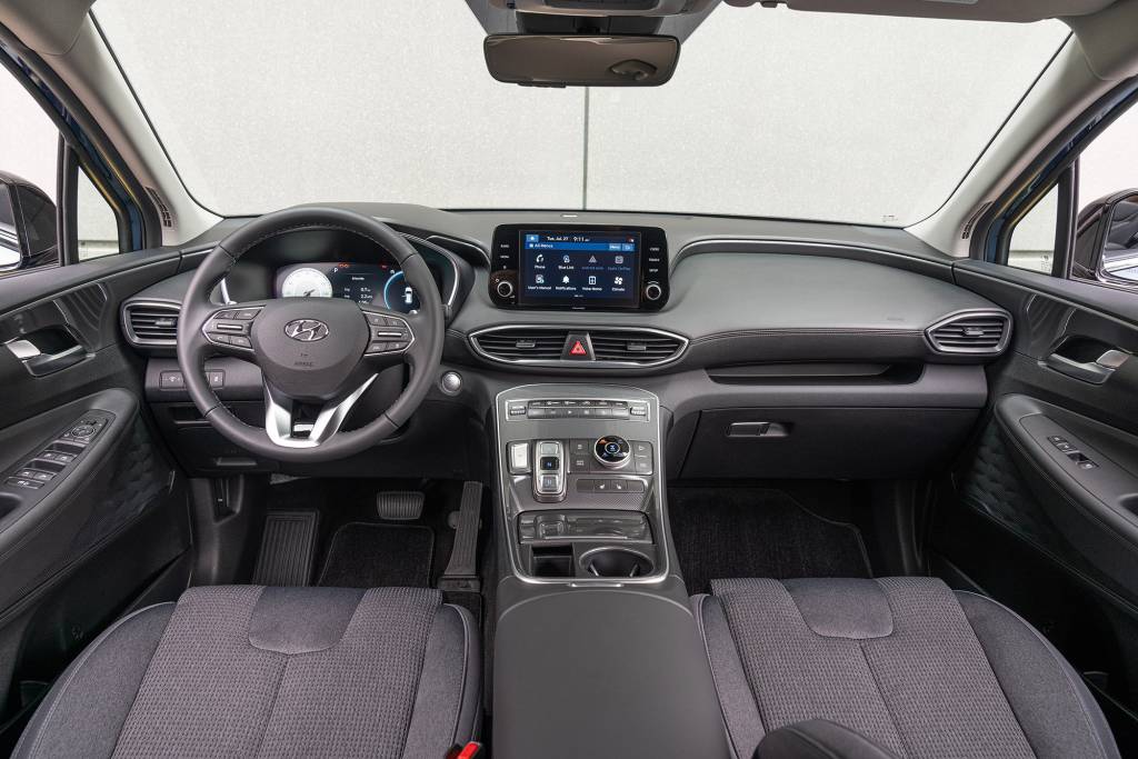 Interior do Hyundai Santa Fe XRT 2022