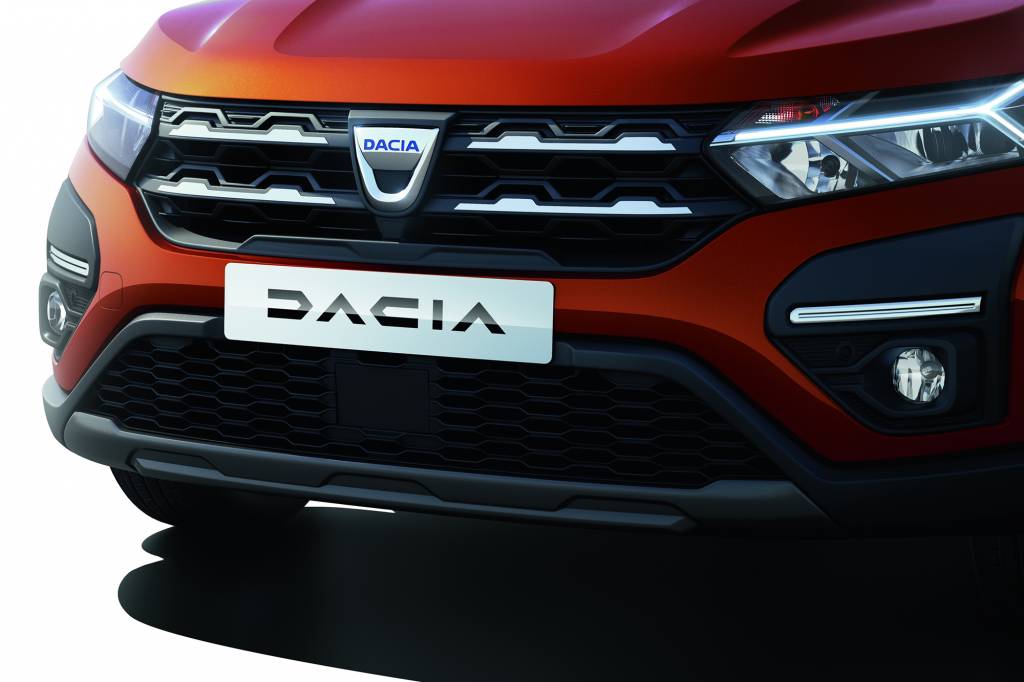 DACIA JOGGER 2 Grade da Dacia Jogger laranja vista de frente