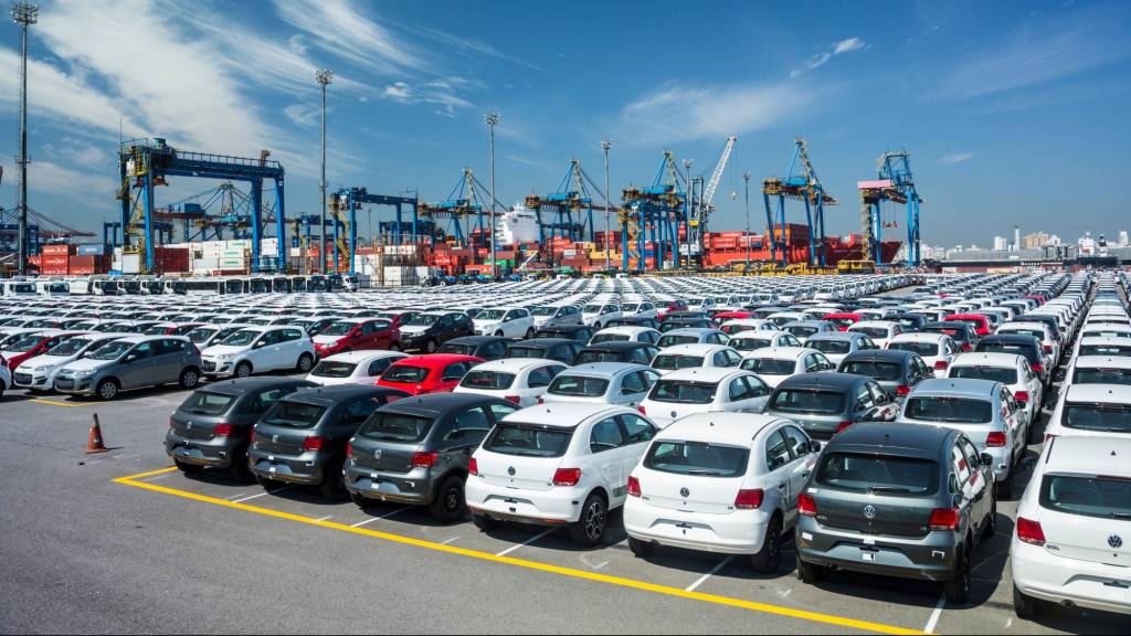 exportação de carros no porto