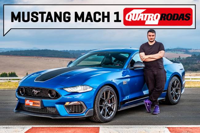 Mustang Mach 1 tem visual clássico e mais potência, mas não é mais rápido