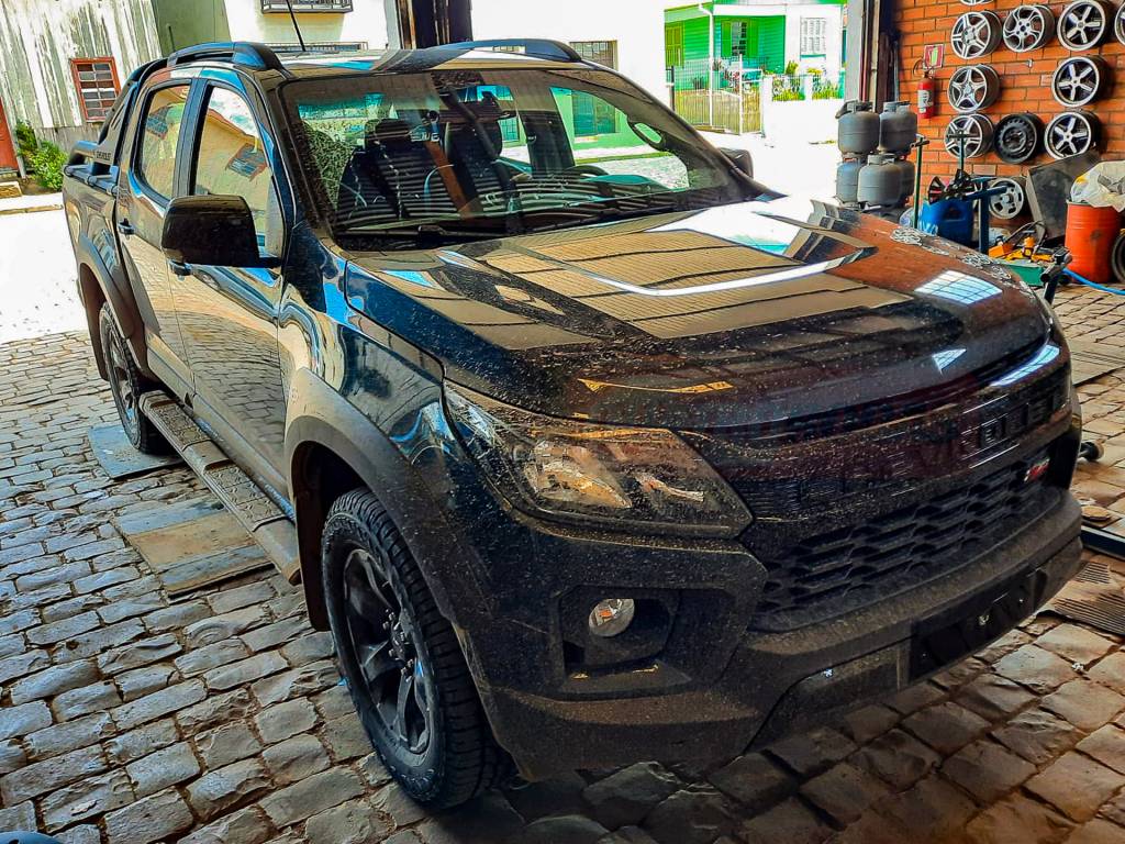 Frente da nova Chevrolet S10 Z71, revelada com exclusividade por QUATRO RODAS