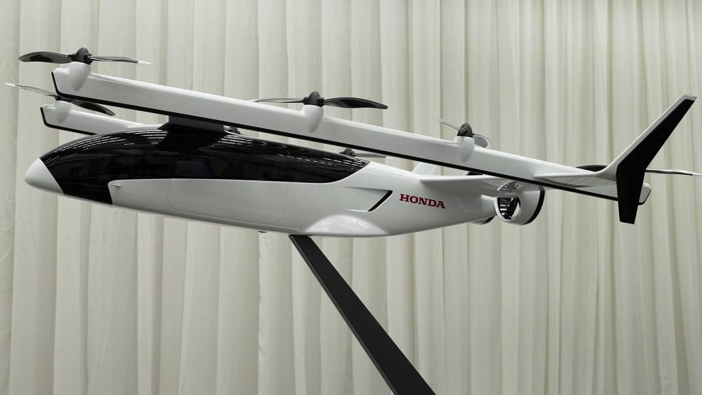 Honda Introduces Initiatives in New Areas, Taking on Challenges Miniatura do eVTOL da Honda
