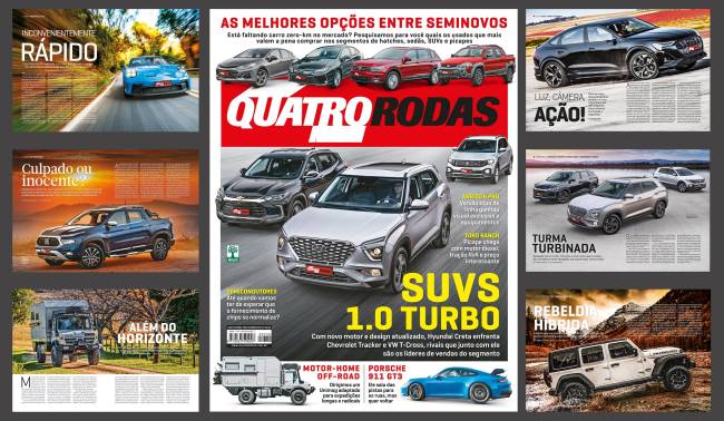 QUATRO RODAS de outubro: qual o melhor SUV compacto 1.0 turbo?