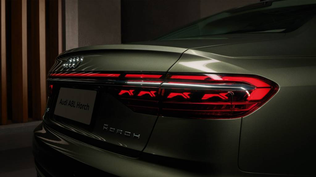 Audi A8L Horch (10) Lanternas utilizam leds orgânicos (OLEDs)
