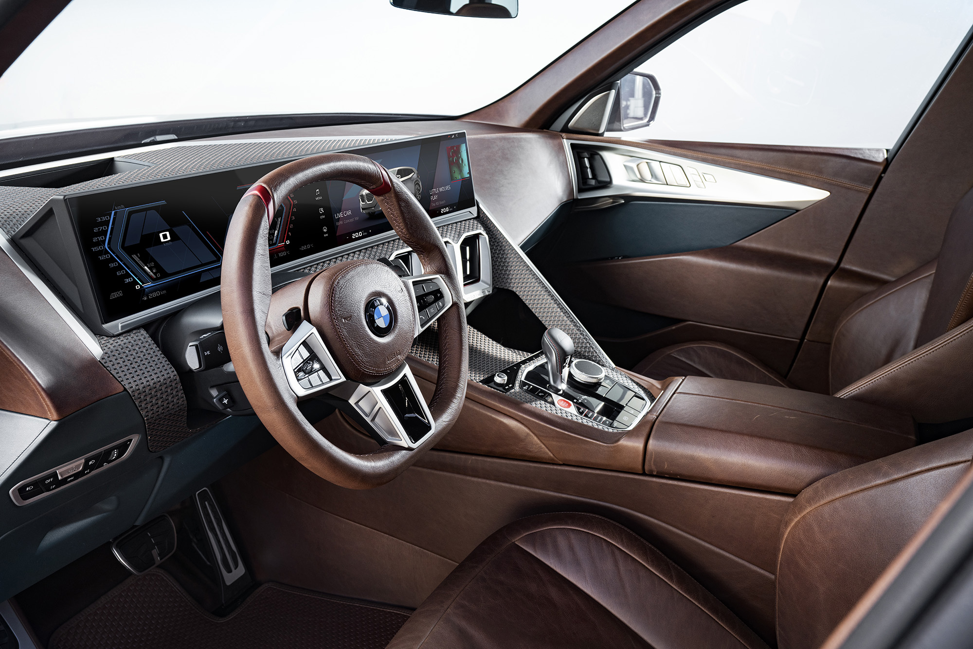 Interior do BMW Concept XM