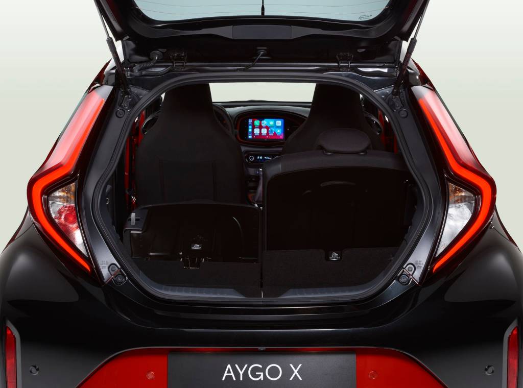 Toyota Aygo X 10 No caso do porta-malas são 60 litros a mais