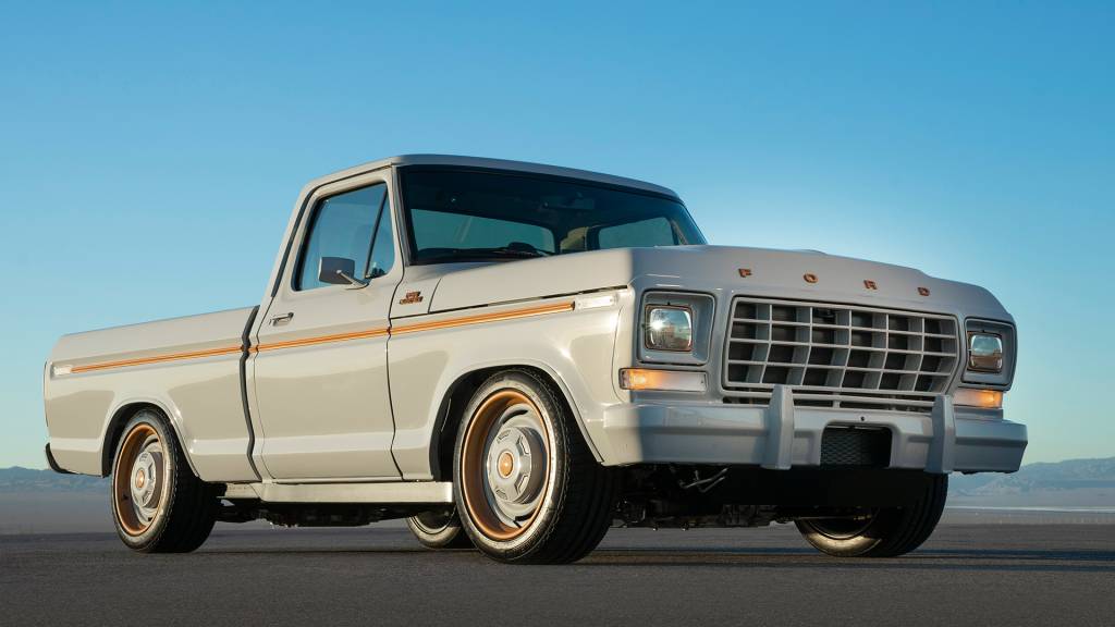 ford f-100 eletrica Ford F-100 elétrica frontal