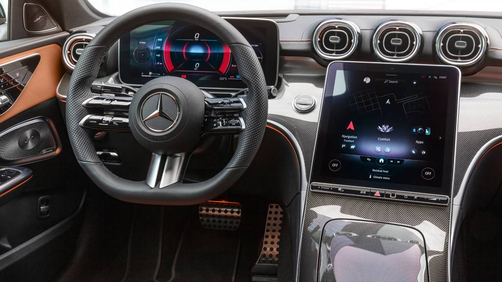 Interior novo Mercedes Classe C