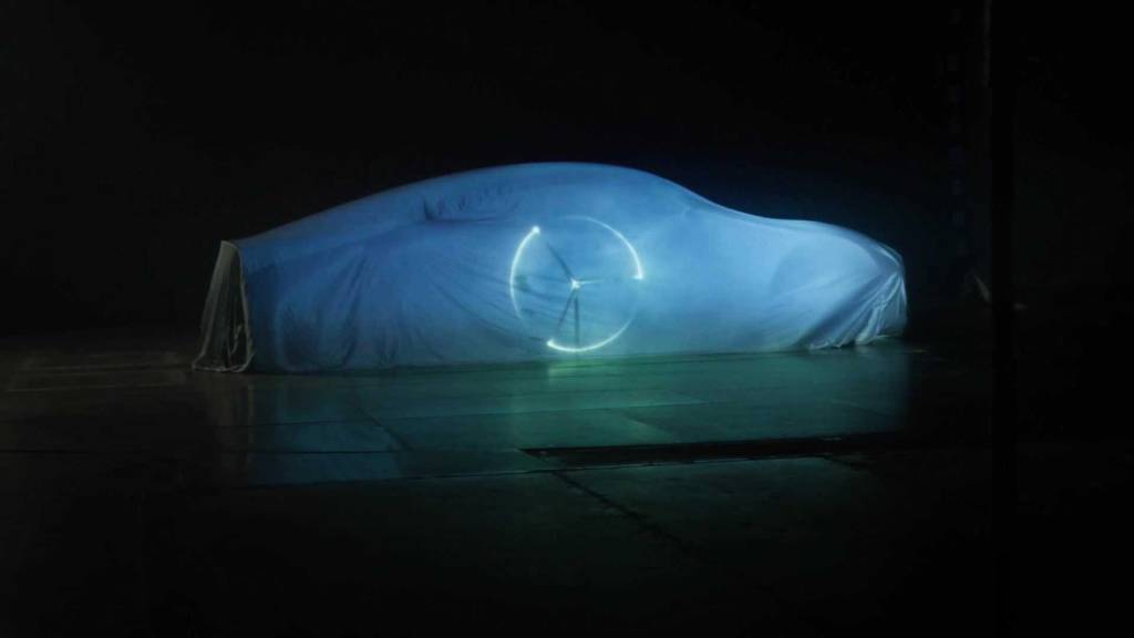 mercedes-benz-vision-eqxx-teaser-7 Vision EQXX lateral coberto e luz