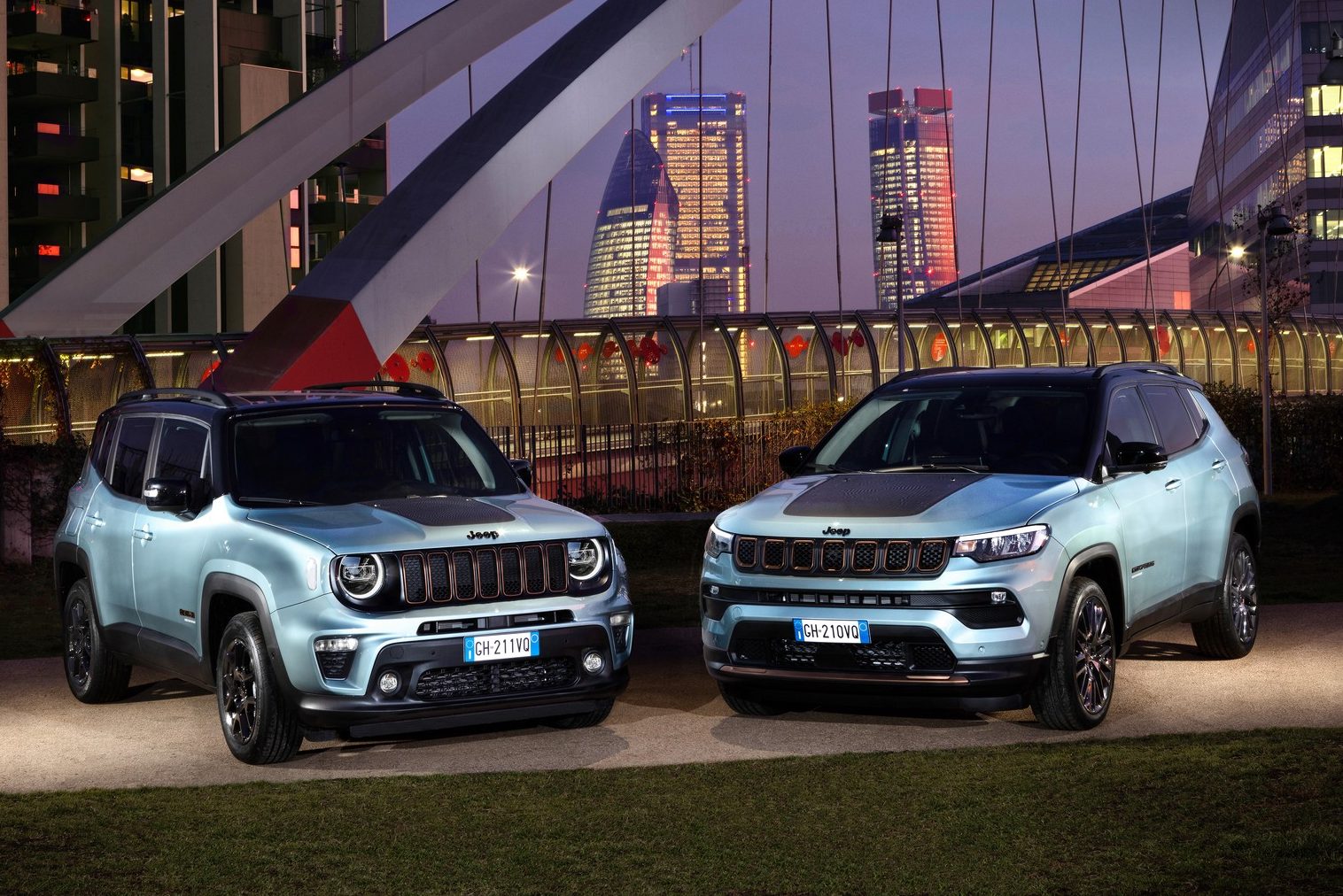 Renegade e Compass E-Hybrid
