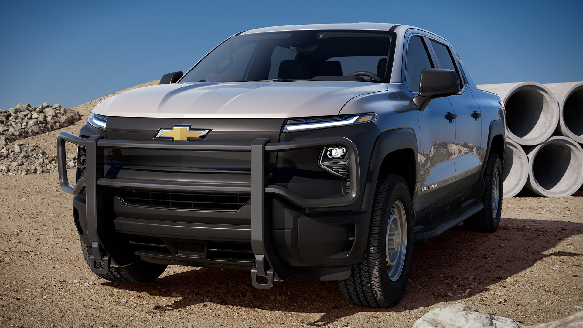 2024 Silverado EV WT Um trimestre antes da versão esportiva, Silverado EV WT chegará com foco no trabalho pesado