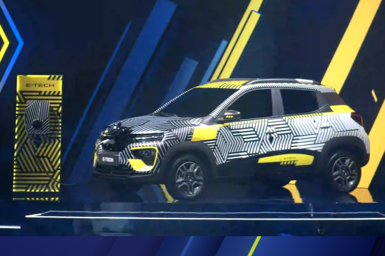Renault deu palinha do novo Kwid elétrico que chegará ao Brasil