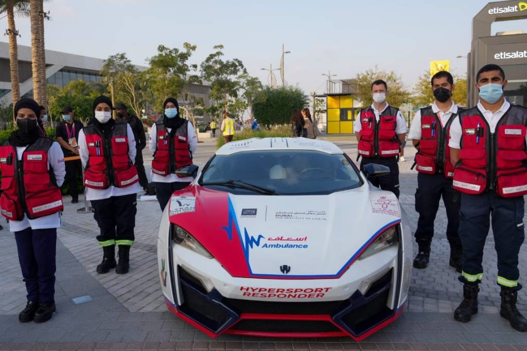 Dubai transforma superesportivo na ambulância mais rápida do mundo