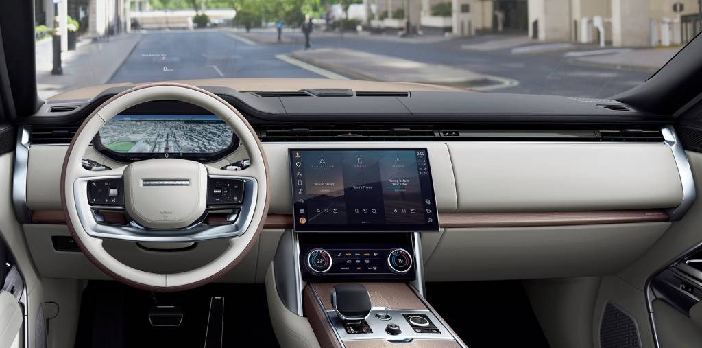 Ainda que mais potentes e muito mais funcionais, centrais multimídia dos futuros Jaguar e Land Rover devem ser minimalistas, delegando funções à máquina e inteligência artificial