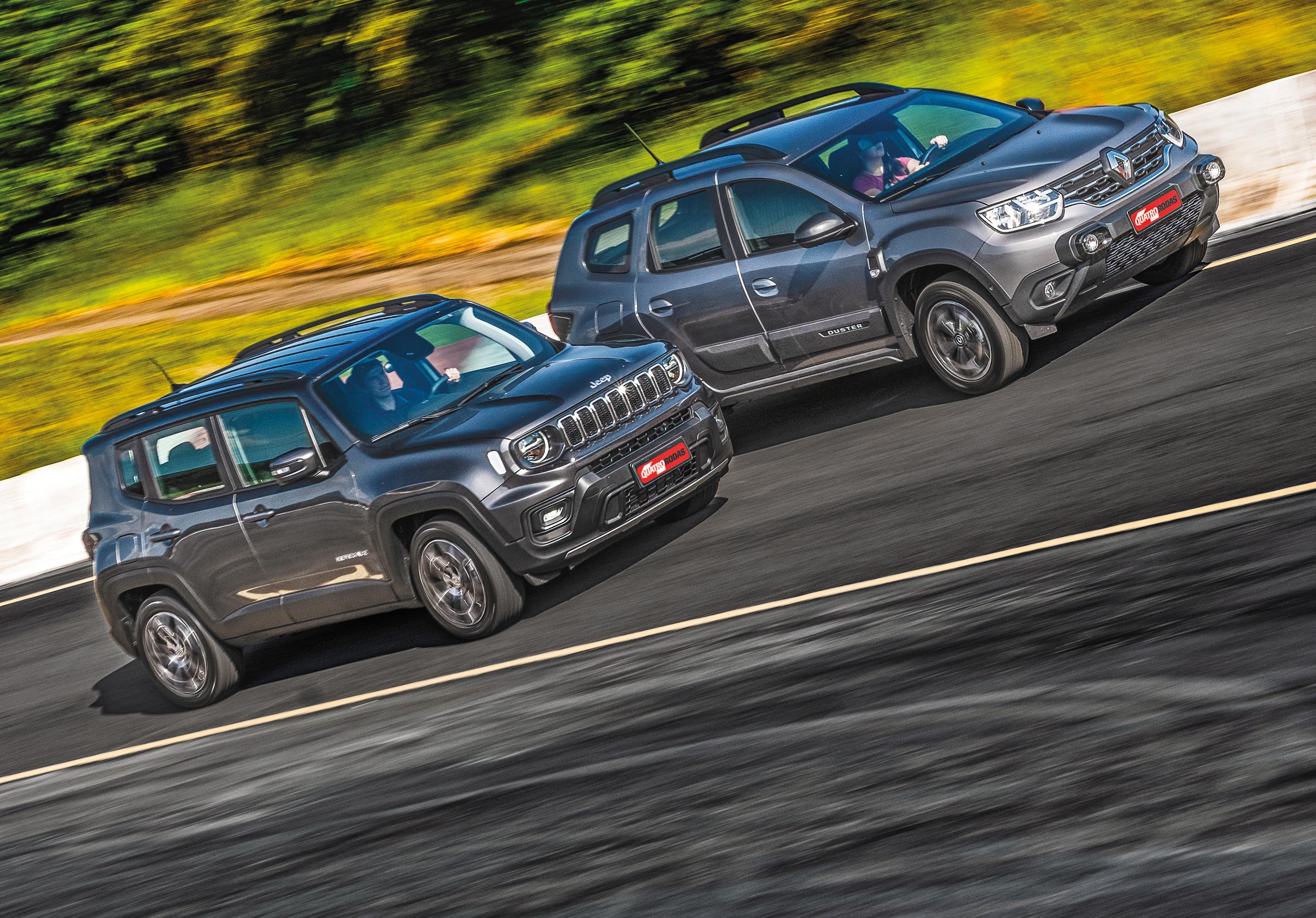 Jeep Renegade ou Renault Duster: qual o melhor entre os SUVs 1.3 turbo?