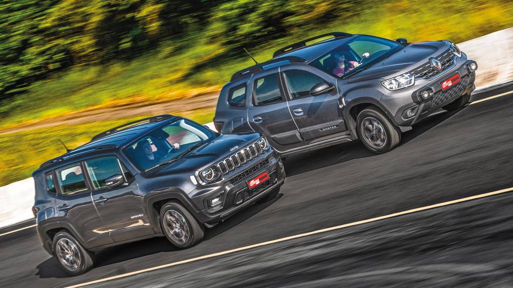 Jeep Renegade Renault SUVs 1.3 Turbo testados por QUATRO RODAS