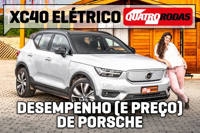 Volvo XC40 elétrico anda mais que Porsche, mas custa R$ 400.000 (1)