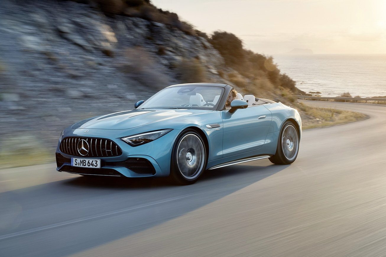 2023-Mercedes-AMG-SL-43-1 Mercedes-AMG SL 43 lateral