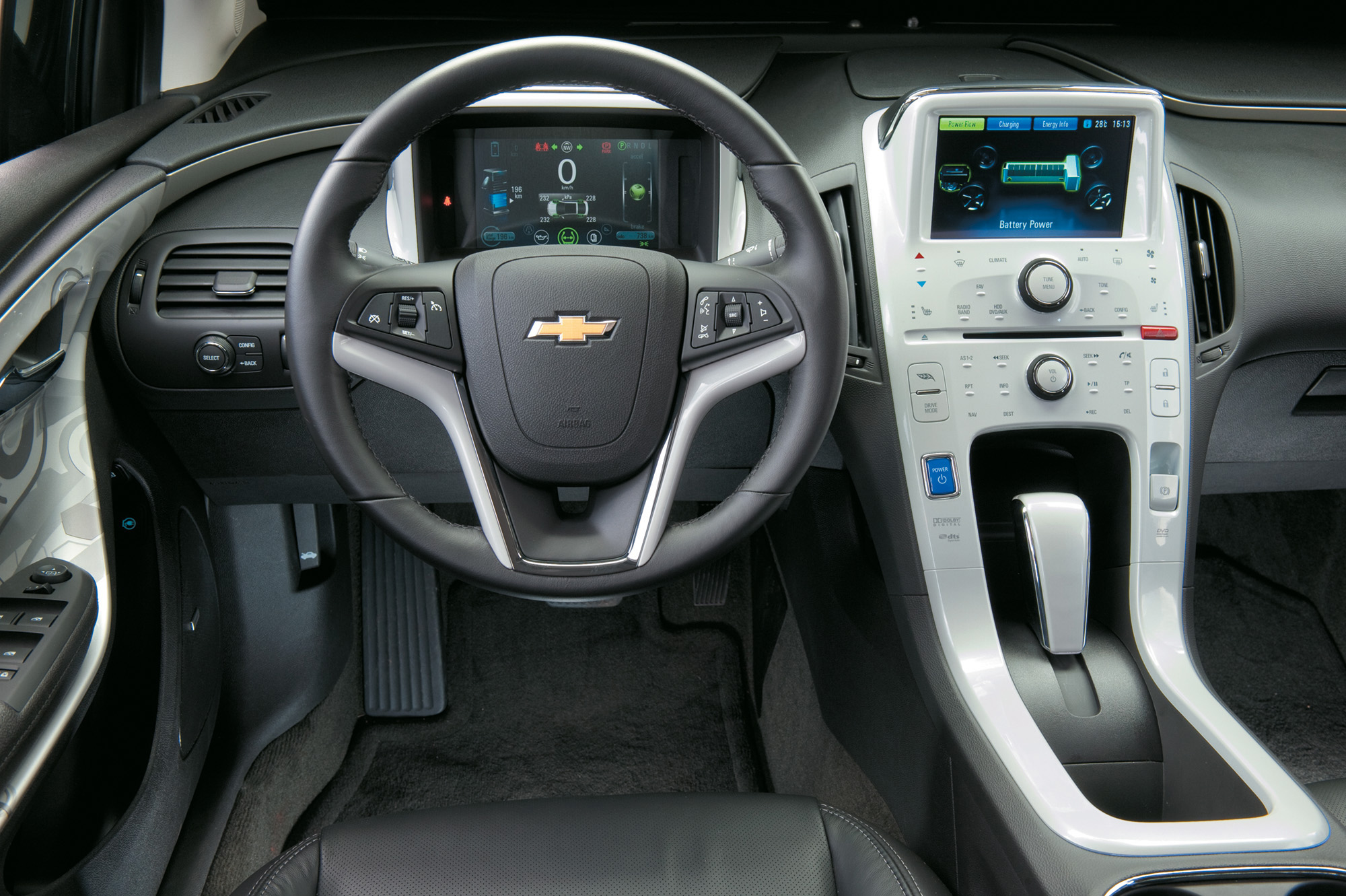 TESTE CHEVROLET VOLT Interior do Volt, automóvel elétrico modelo 2011 da Chevrolet, testado pela revista Quatro Rodas.