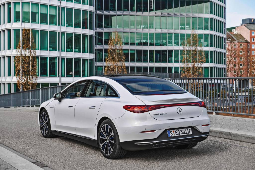 The new Mercedes-Benz EQE: Press Test Drive, Frankfurt 2022