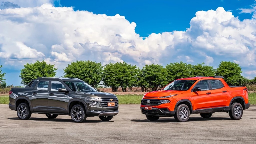 Chevrolet Montana Premiere e Fiat Toro Endurance testadas pela revista QUATRO RODAS