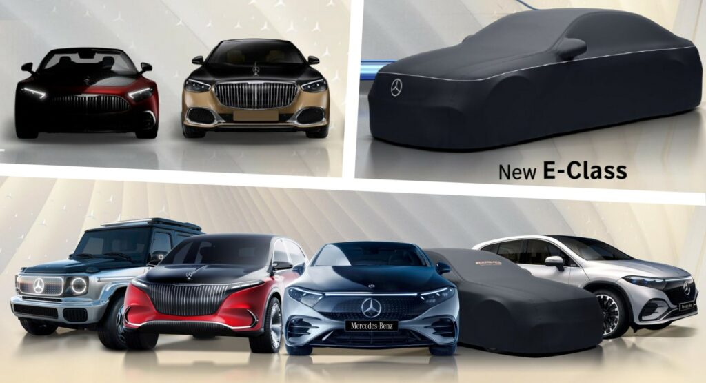 Linha de modelos de luxo da Mercedes-Benz