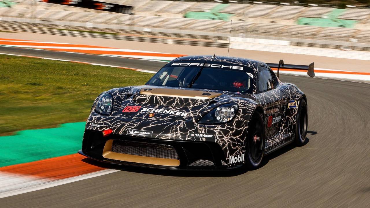 Protótipo do futuro esportivo de corrida da Porsche