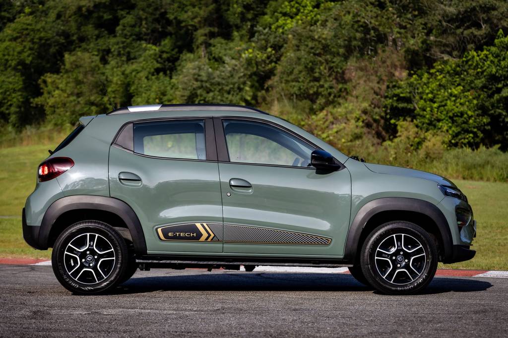 Renault Kwid E-Tech Eletrico lateral