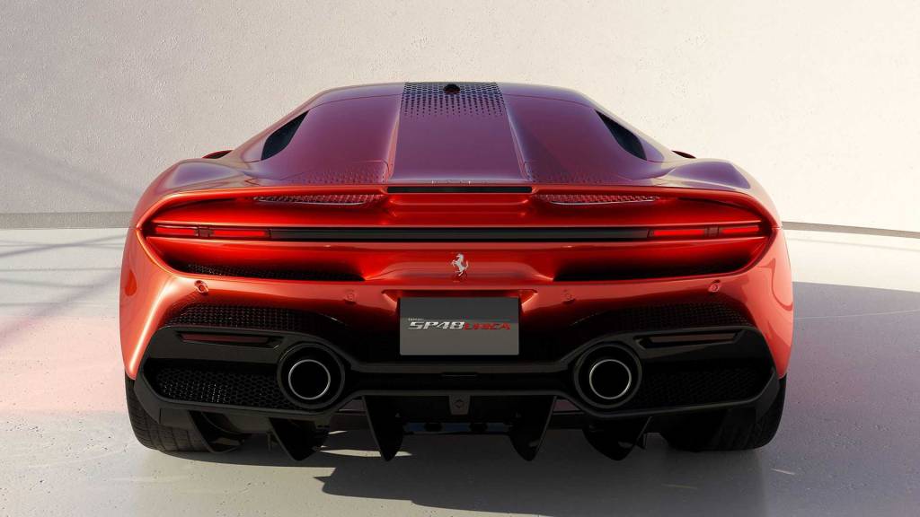 Ferrari SP48 Unica Lanternas da SP48 tem acabamento em LED