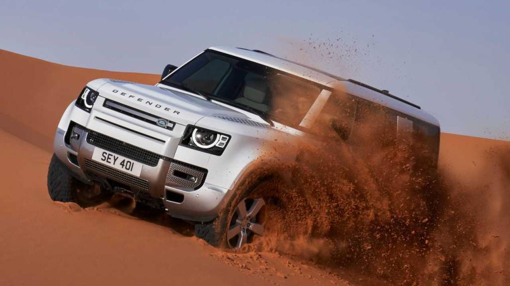Land Rover Defender 130 Teaser mostra o Land Rover Defender 130