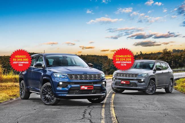 Compensa comprar um Jeep Compass 4xe? Testamos e comparamos híbrido e flex