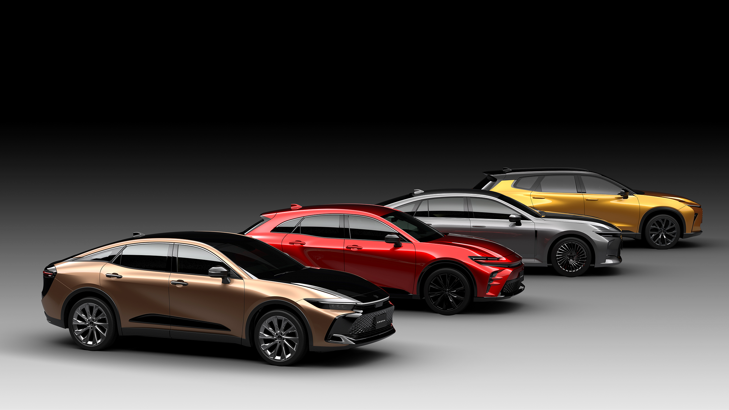 As quatro variantes do Toyota Crown