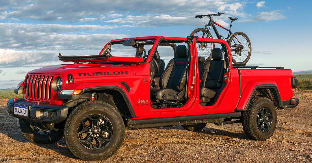 Jeep Gladiator 4xe: picape do Wrangler terá versão híbrida em 2025