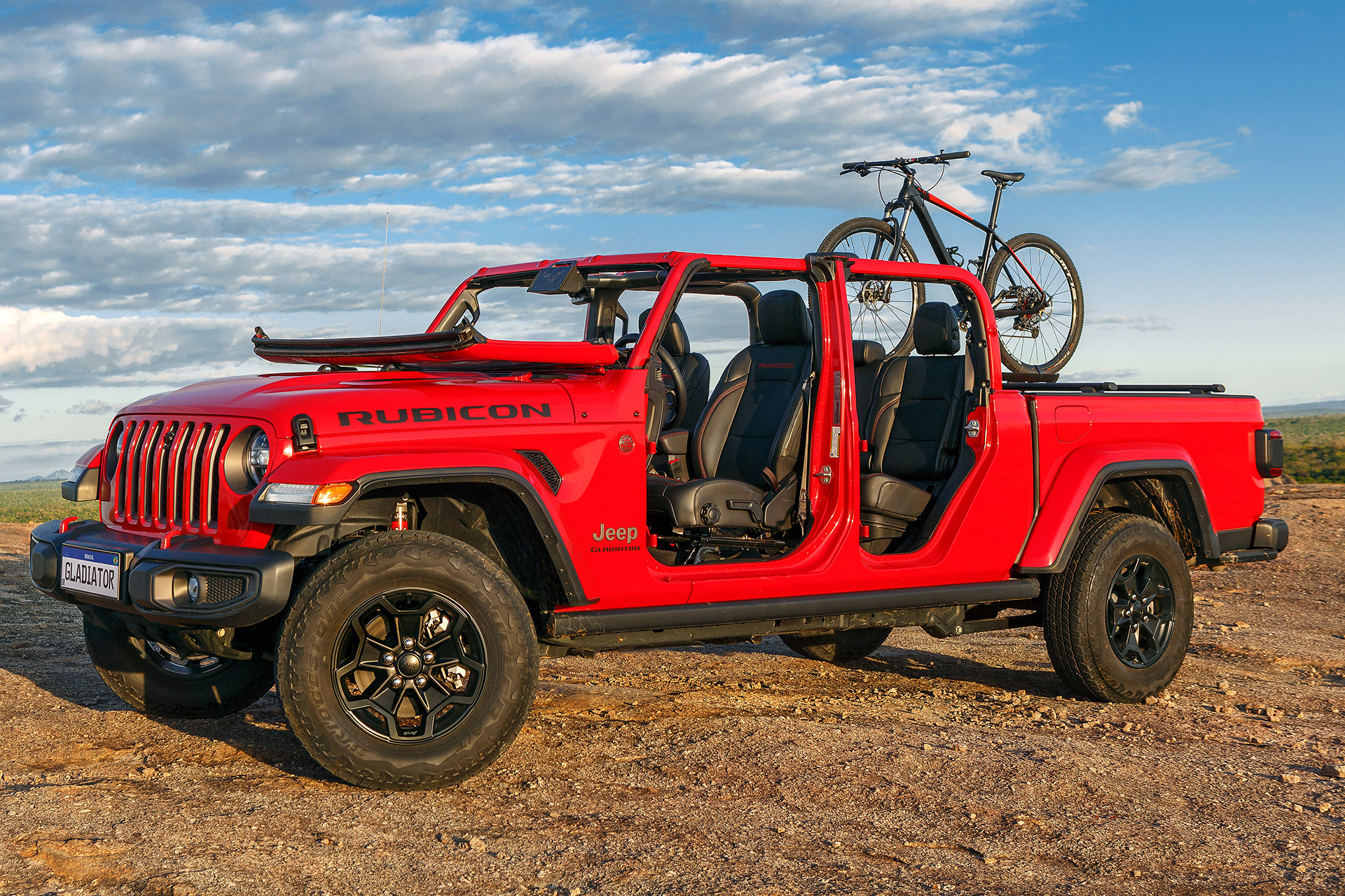 Jeep Gladiator: picape mais off-road do Brasil roda até sem teto e portas |  Quatro Rodas