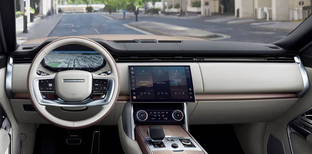 Range Rover 2023 painel interior
