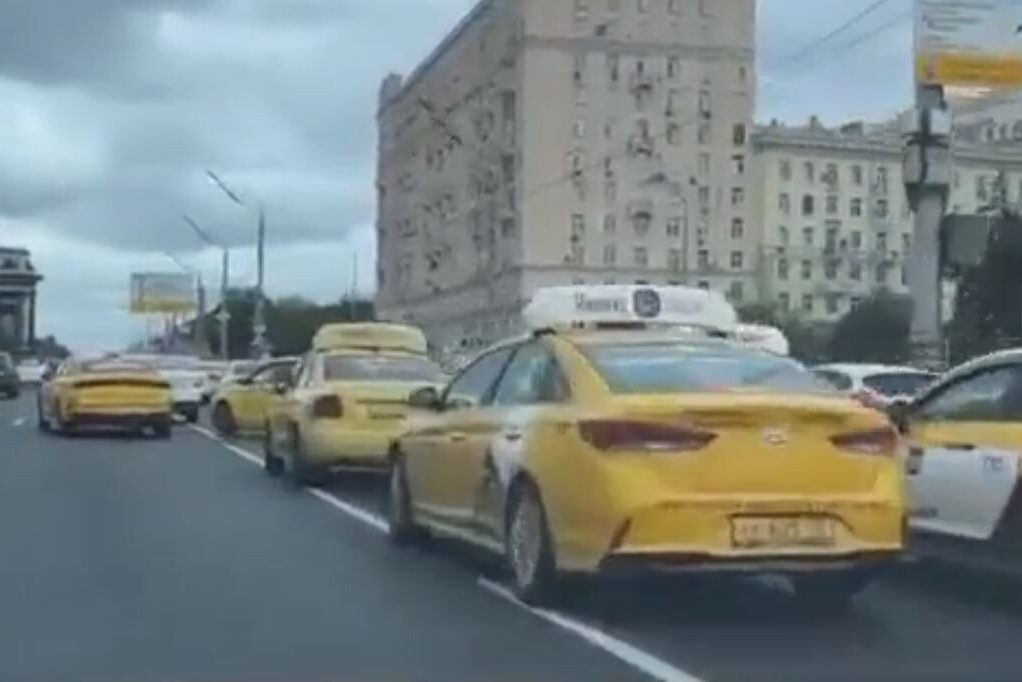 taxi congestionamento Yandex Russia