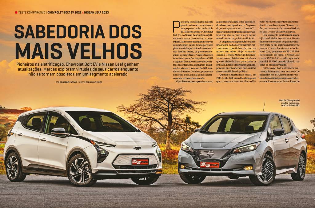 Compara-BOlt-x-LEaf Quatro Rodas de setembro/2022