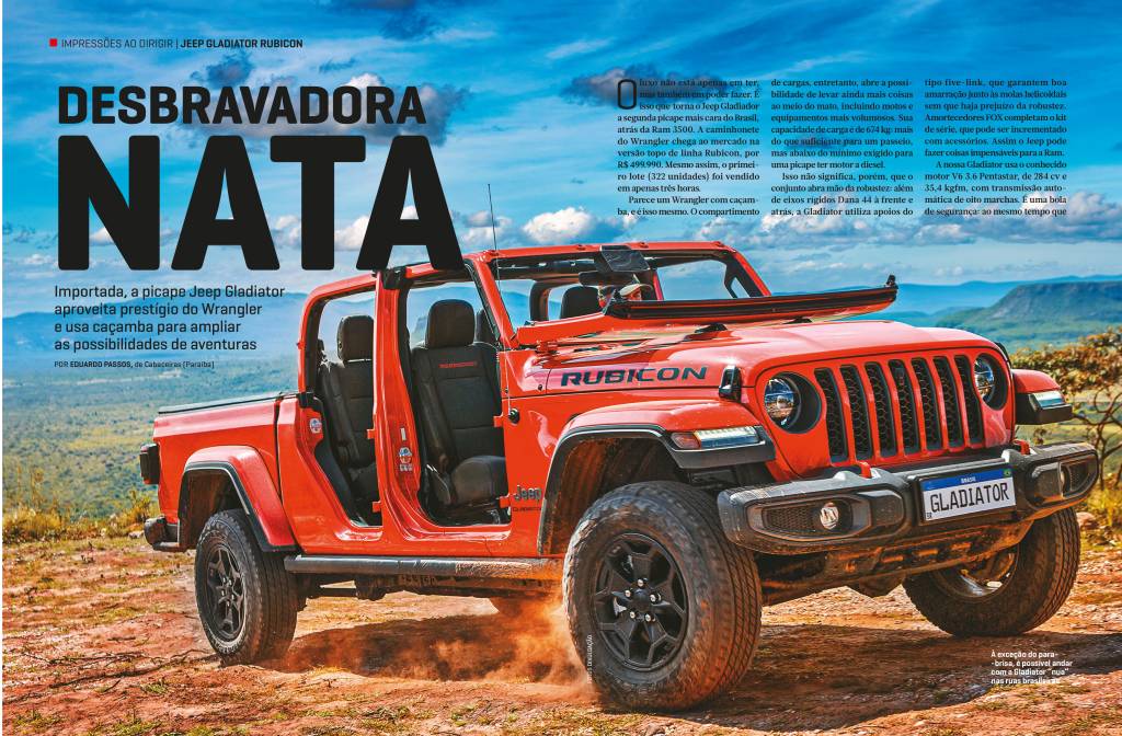Gladiator Quatro Rodas de setembro/2022